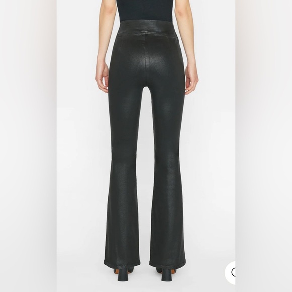 Frame - Jet Set Flare in Noir Coated jeans - Picture 3 of 8